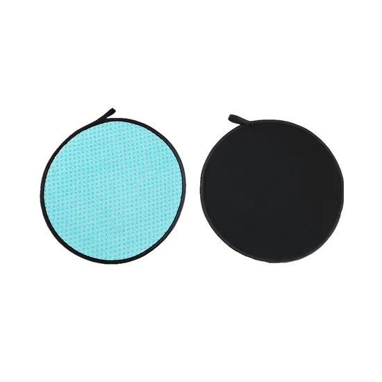 Custom Shape Bowling Ball Pad Square Round Heart Cleaning Bowling Towel