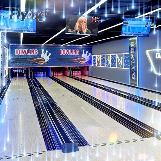 Indoor Bowling Machine Entertainment Center Standard Lane Bowling Complete String Pinsetter Equipment