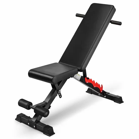 Body Building Fitness Ab Exercise Foldable Strength Equipment Weight Bench