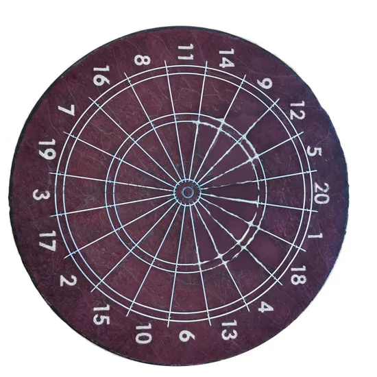 18 Inch Professional Dart Board with Stainless Steel Darts