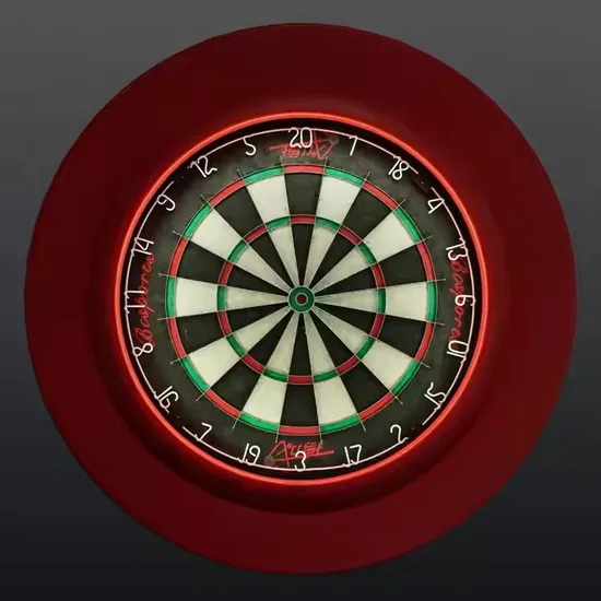 LED Light PU Dartboard Surround for Standard Bristle Dartboard