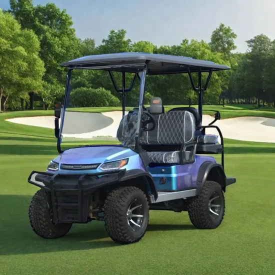 New Design Upgraded 2/4/6 Seater Golf Carts Cool 48V/72V Electric Golf Carts Color-Changing Paint