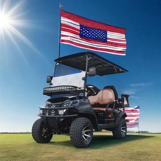 Street Legal Electric Golf Cart 72V/4 Seat Lithium Battery Club Car ATV Electric Cart