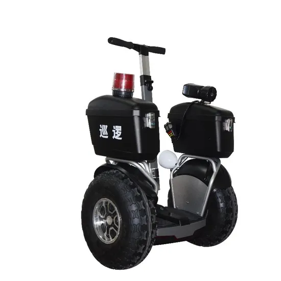 2024 Fashionable Electrique Patrol Use Two Big Wheel Electric Fat Tire Electric Scooter for Adult