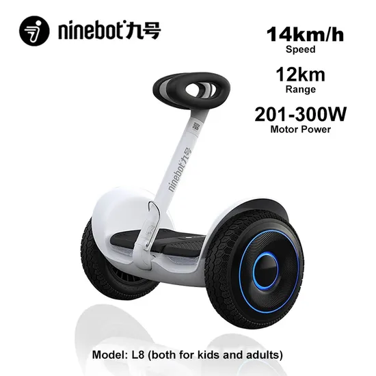 Ninebot L8 Self Balancing Scooter Fat Tire Speed 14km/H Range 12km 10.5 Inch Fat Tire