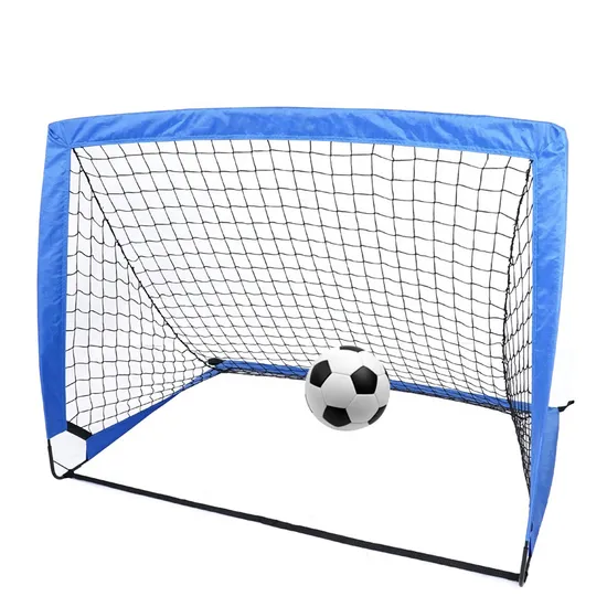 Kid Outdoor Football Training Equipment Foldable Portable Football Net Soccer Goal