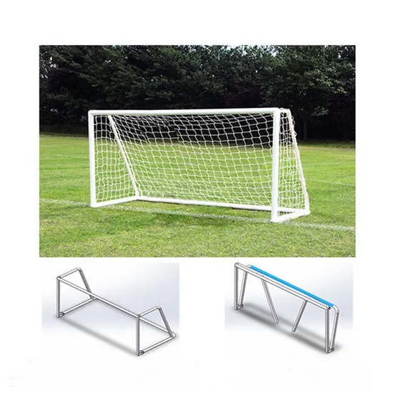 Customized Cheap Outdoor Foldable Basketball Football Goal Post 5X2 Indoor Training Mini Home Foldable Aluminium Soccer Goal