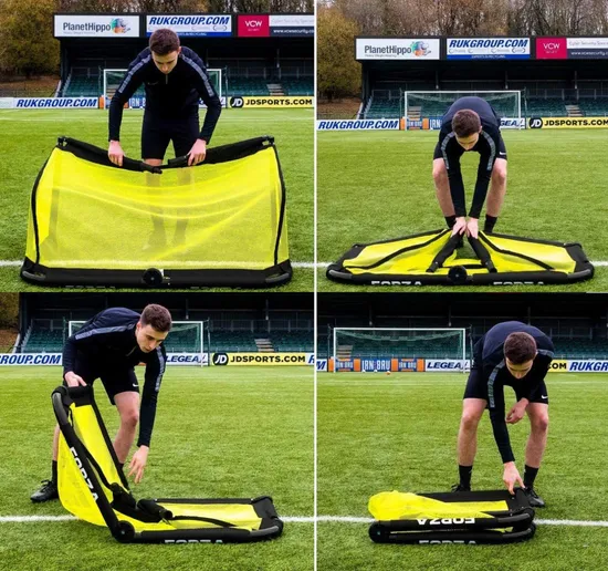 Indoor Futsal Goal Post Collapsible Fustal Aluminum Soccer Goal