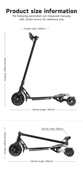 5% off Electric Folding Mobility Scooter Convenient for Elderly