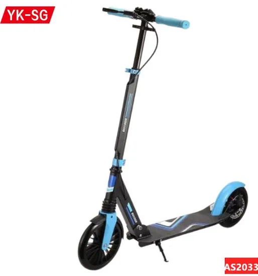 200mm Wheel Foot Scooter Aluminium Folding Scooter for Adult