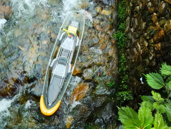 300kg Super Capacity Powerful Function Double Transparent Seat Clear Kayak