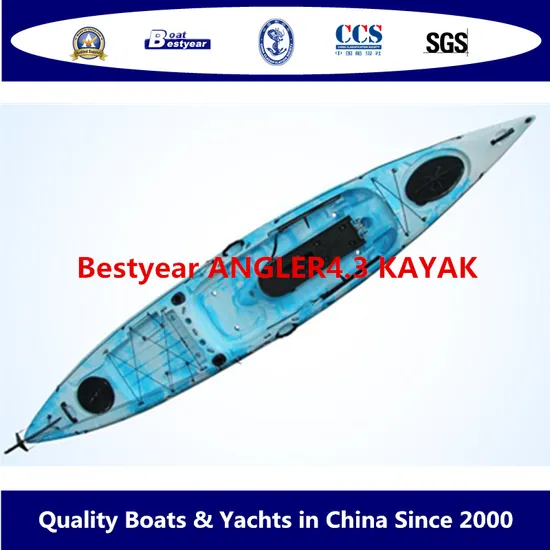 Bestyear Plastic or Fiberglass Fishing Kayak
