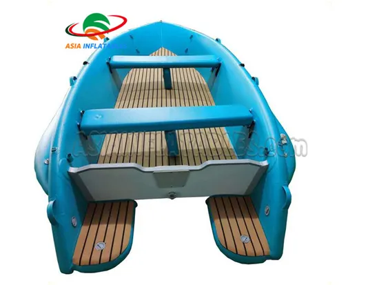 Popular Drop Stitch Material Inflatable Catamaran Boat