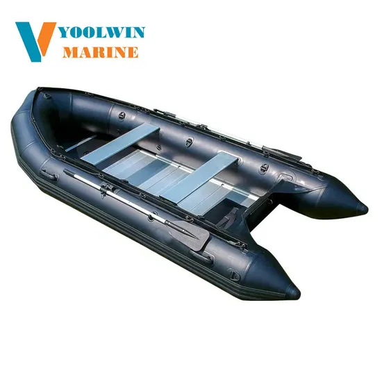 Hot Welded PVC V Bottom Heavy Duty Inflatable Fishing Kayak Pontoon Inflatable Boat