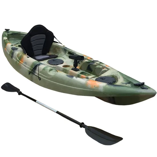 Quality Guarantee Cheap Price LLDPE 9.6 Feet Single Sit on Top on Sea Fishing Kayak