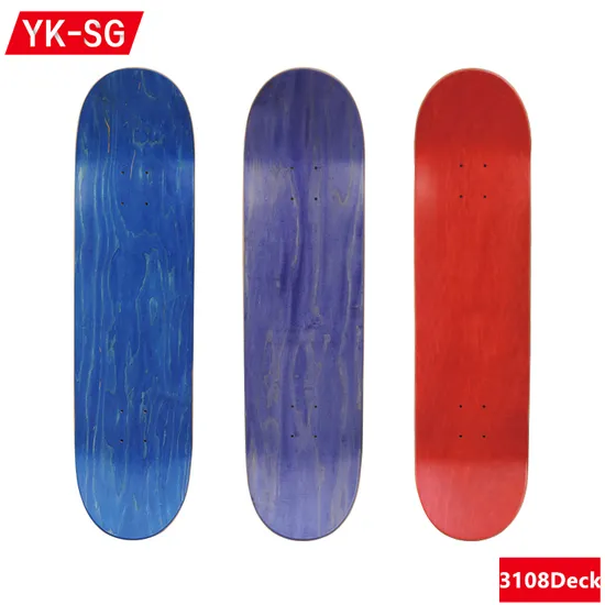 High Quality Deck Wholesale OEM Blank Canadian Maple Skateboard Deck