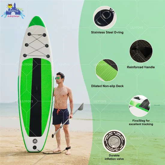 Best Selling Free Logo Safety Surfboard Inflatable Sup Board Paddle Board for Adults
