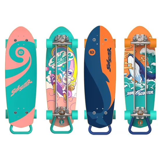 Three-in-One Land Surfboard Multifunctional Children′s Scooter Beginner Skateboard