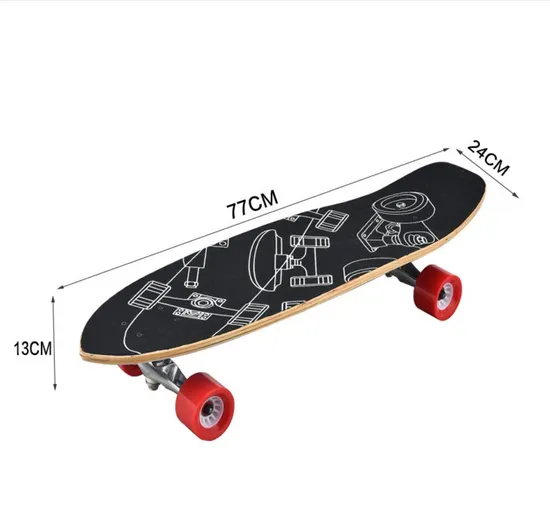Maple Mixed Bamboo Long Board PRO Longboard Deck