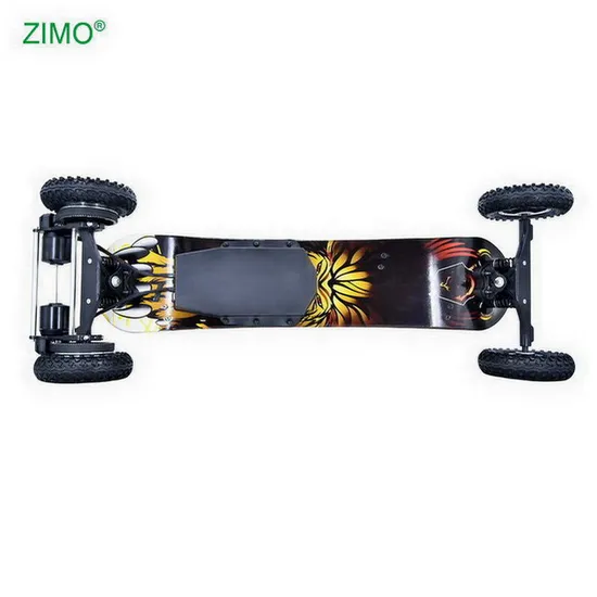 Four Wheels 8 Inch Electric Powered 12 Layers Maple Skate Board