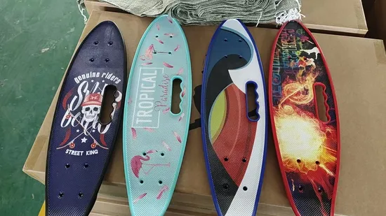 Wholesale of Wooden Skateboards/PU Flash Wheels/Aluminum Alloy Brackets/Printed Skateboards
