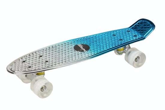 22" Plastic Penny Board with Chrome Plated with Gradient Color (GS-A2-X1P)