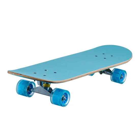 OEM & ODM Professional Skateboard 100% Canadian Maple Wood Surf Skate Long Board Double Kick Skateboard (blue)