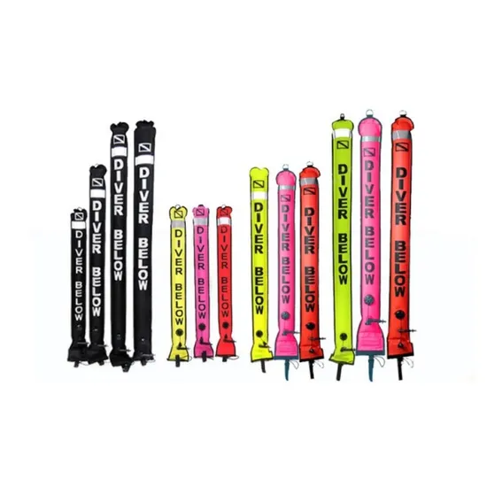 Nylon Diving Position Water Rescue Inflatable Surface Marker Buoy