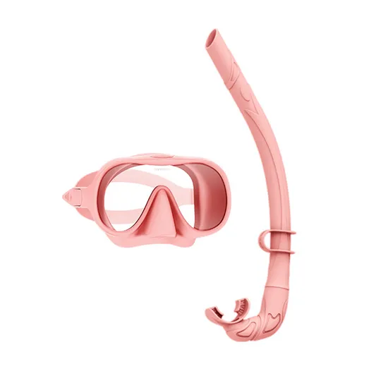 Customized Processing of Scuba Diving Mask Snorkel Set, Scuba Diving Goggles, Wet Silicone Snorkel Breathing Tube, Anti Fog Diving Snorkeling Sets