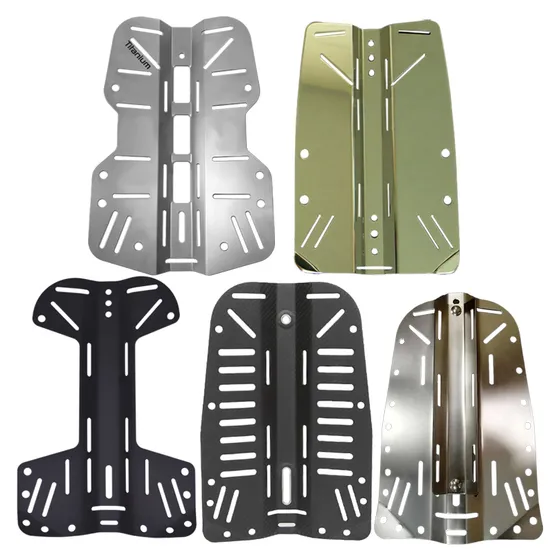 Custom Ultra Lightweight 3mm Sta Technic Travel Diving Backplate Bcd Scuba Back Plate