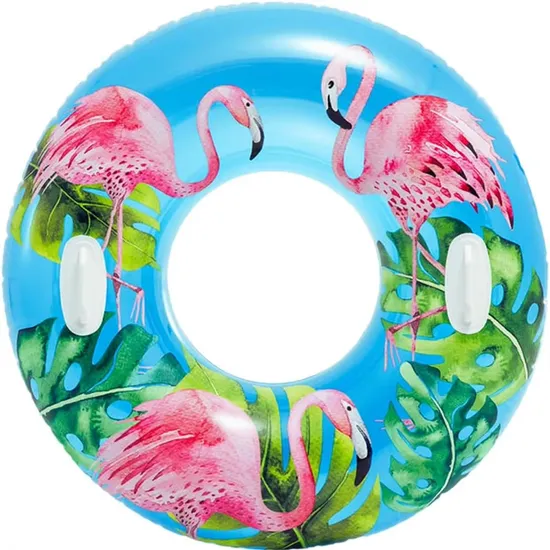 Inflatable Water Entertainment Flamingo Swim Ring for Adult