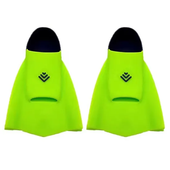 Beginner Swimming Training Swim Fins Silicone Flippers for Diving Short Fins
