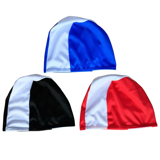 Swim Cap Bath Hat Polyester Cheap Adult Junior Swimming Caps for Men Women Water Park Swimcap