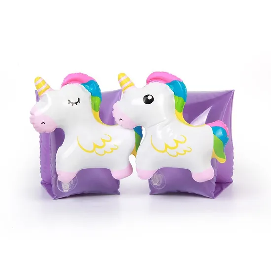 Inflatable Unicorn Water Toy Swimming Pool Arm Floats Arm Band Kids Children