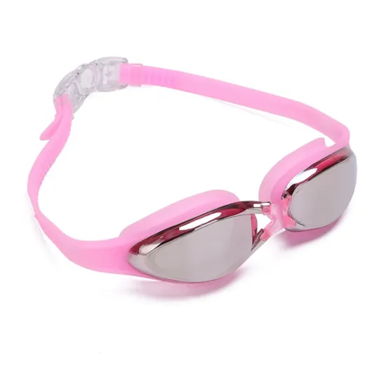 Acceptable Custom Anti-Fog High Definition Swim Goggles for Adult Silicone Straps Swimming Goggles Waterproof
