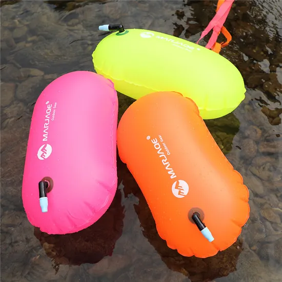 Customized Logo Hot Sale Inflatable Swim Buoy Open Water Safety PVC Swim Buoy for Water Sports Events