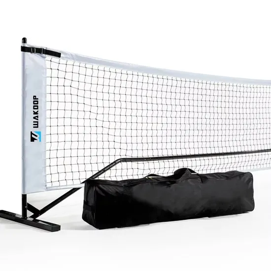 Usapa Professional Swift Install 22FT Portable Reinforced Steel Tennis Pickleball Practice Net