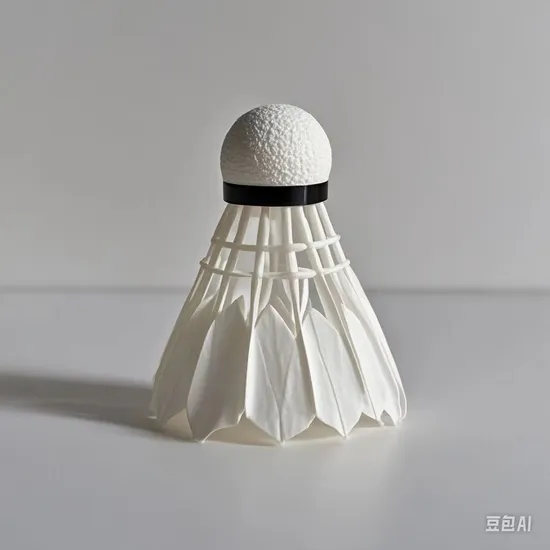 Training Grade Duck Feather Badminton Shuttlecock with Soft Cork Base