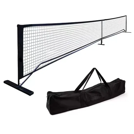 Factory Wholesale Standard Size Portable Pickleball Net Indoor for Training Professional Foldable Tennis Net Outdoor