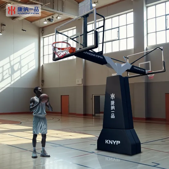 Adjustable Basketball Stand with Professional-Grade Underground Basketball Hoop