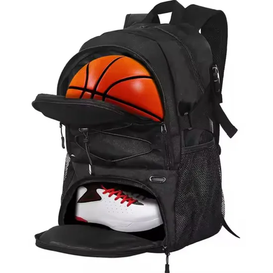 Basketball Backpack Large Sports Equipment Bag with Shoes Compartment