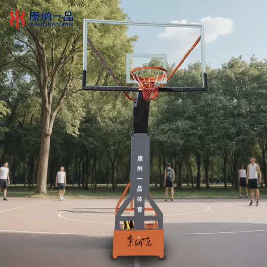 Heavy Duty Buried Underground Basketball Hoop Basketball Stand for Indoor and Outdoor Use