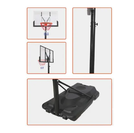 Adjustable Height Backboard Indoor Basketball Hoops Stand for Adult