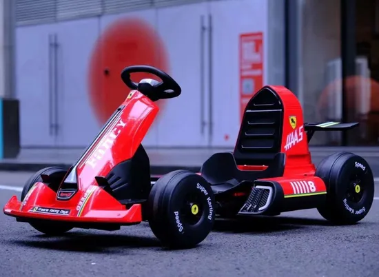 Children Ride on Toy Go Kart Battery Operate Racing Car