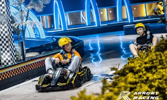 Electric Go Kart for Kids Baby Badger 2.0 by Arrowy Racing Low Maintenance, Long Battery Life, and Perfect for High-Traffic Venues