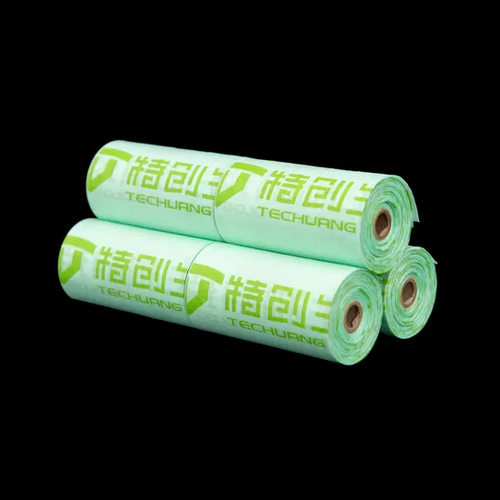 Ok Compostable Custom Printed Biodegradable Pet Waste Poop Bags in Roll