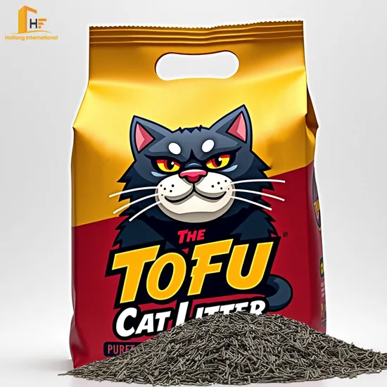 Premium Tofu Cat Litter Flushable Strong Clumping Fast Drying Fresh Deodorant Eco-Friendly Cat Litter High Absorption Odor Control Lightweight Low Tracking