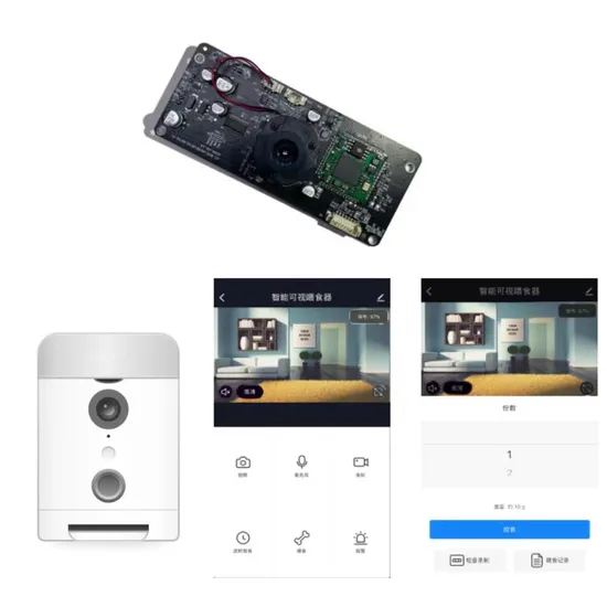 Video Based Pet Intelligent Feeder Solution Development Embedded Development IoT APP Development Supporting Integration with Tuya & Tutk PCBA Board Design