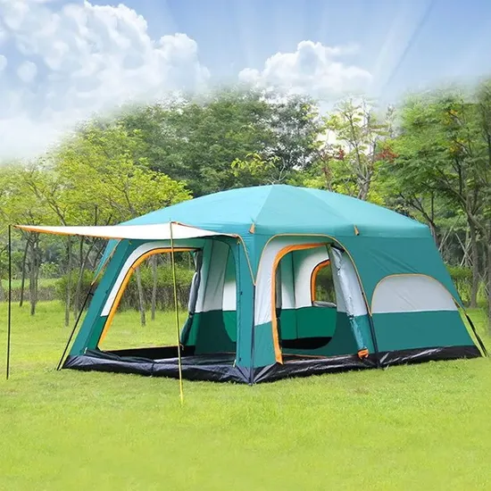 8-12 People Waterproof Outdoor Family Big Luxury Camping Tent