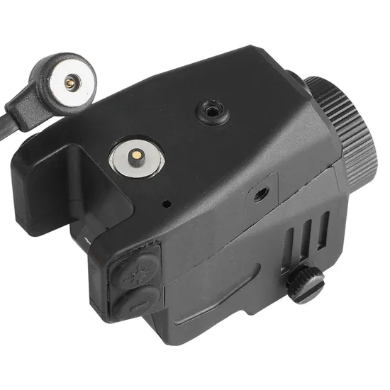 Gun Blue Laser Sight Picatinny Weaver Rail Mount Magnetic USB Rechargeable Aluminum for Tactical